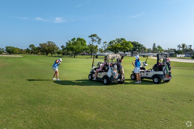 The San Carlos Park golf club stays quite busy, especially during winter seasons.
