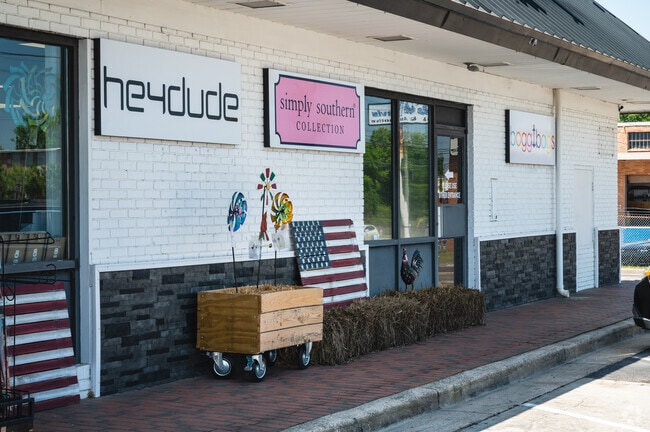 Olympia-Granby is home to various establishments like HEYDUDE and Simply Southern.