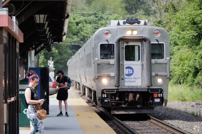 Tuxedo Park's train station can bring you into Manhattan in a little over an hour.