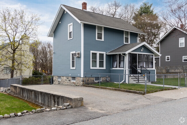 A colonial style home, a popular choice in the town of Dracut.