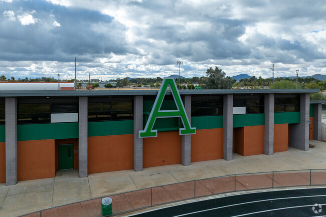 Amphitheater High School is on over 50 acres.