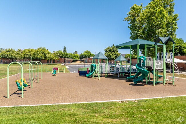 The main playground at Acacia Elementary School is ADA compliant.
