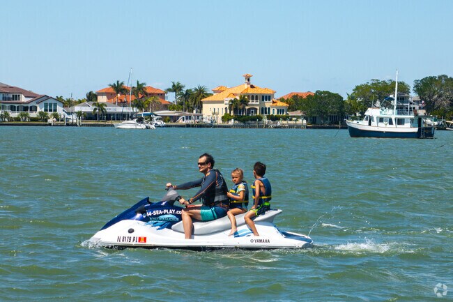 Families frequently explore the intracoastal waterway, near the Belleair Causeway Boat Ramp.