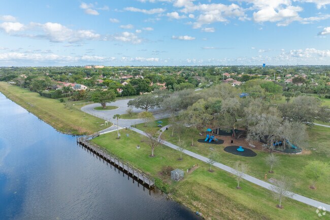 Marvel at the scenic beauty of Hillsboro Canal from the Villages of Hillsboro Park.