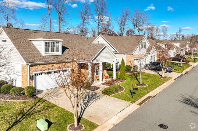 Homestyles in Gibsonville range from newer construction to older classics.