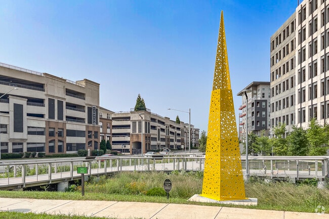 McNair pampers residents with public works of art from sculptures to murals.