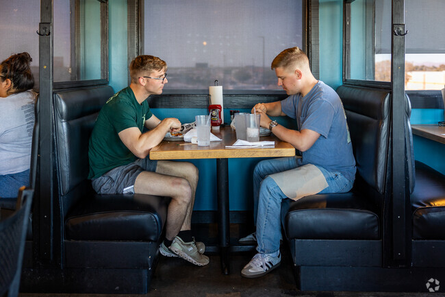For lunch, stop at S&B's Burger Joint near Sungate.