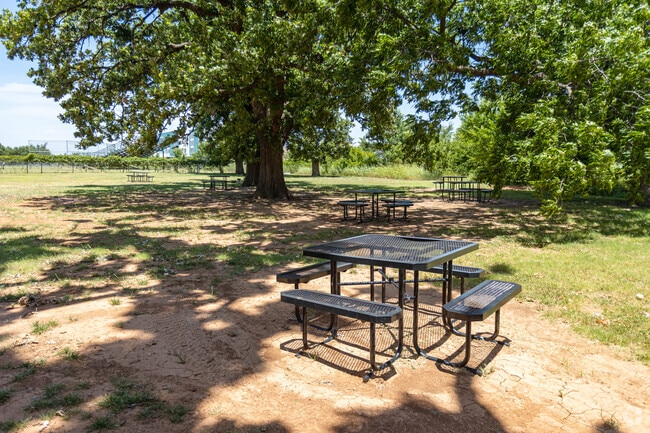 kids can eat lunch outside at Kerr Middle School.