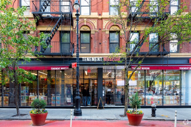 Tenement Museum in Lower East Side is an 1863 preserved tenement building with rich history.