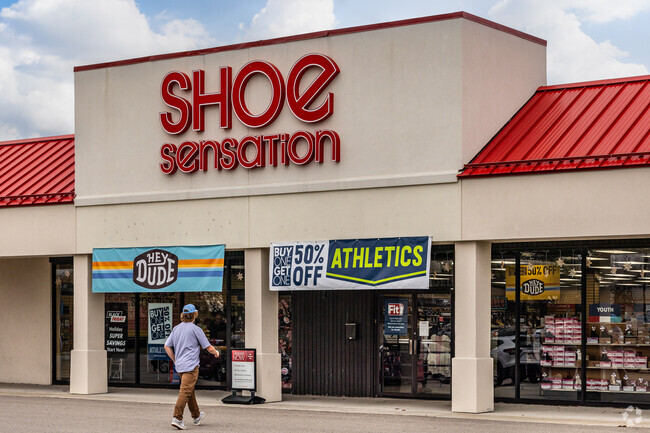 Stop by the shopping centers near Cove Road.