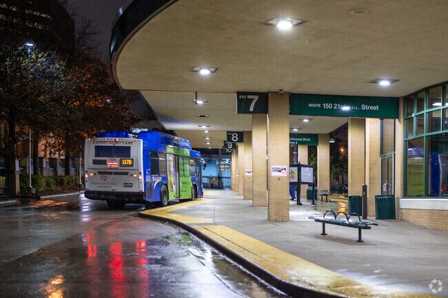 The Tulsa Transit hub is in the middle of Downtown.