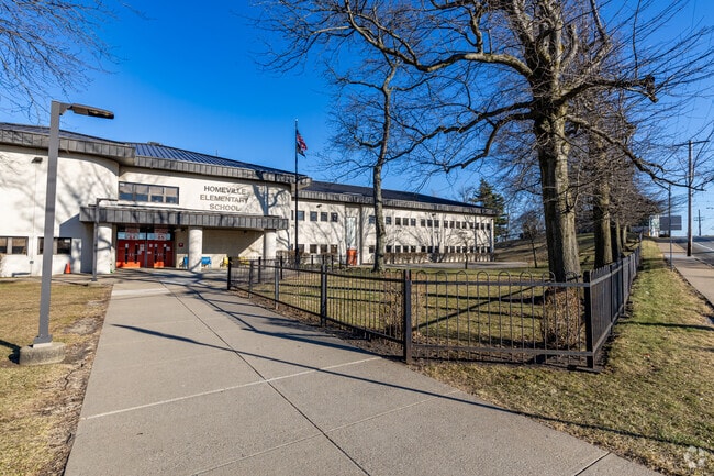 Enter Homeville Elementary School and discover greatness.