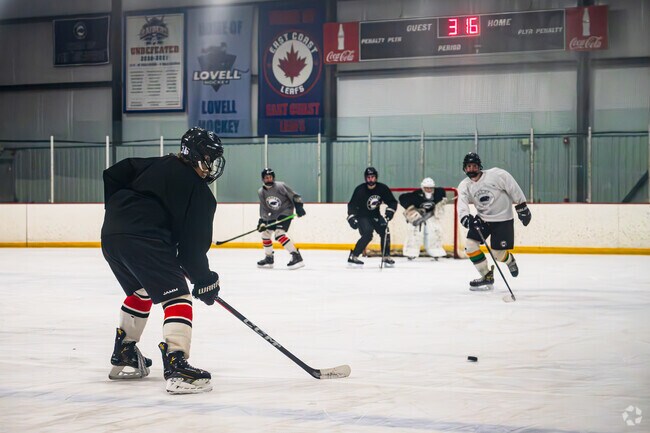 Blackstone Valley IcePlex is the center of local teams for training and leagues.