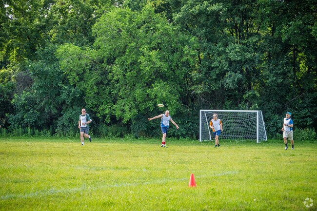 Neighborhood residents can enjoy ultimate frisbee at Brackett Field Park.