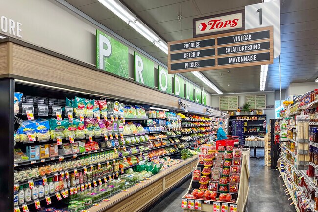 Grocery runs in Day are easy with the wide variety of produce and dry goods available at Tops.