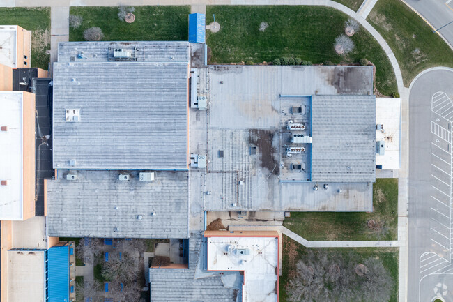 Here is a top down view of Cheney Middle School.