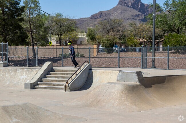Test your skill at Tucson’s Continental Ranch Community Park’s skatepark.