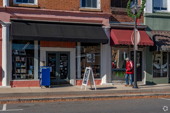 The small local business draw locals and visitors to the quiet and peaceful downtown York.