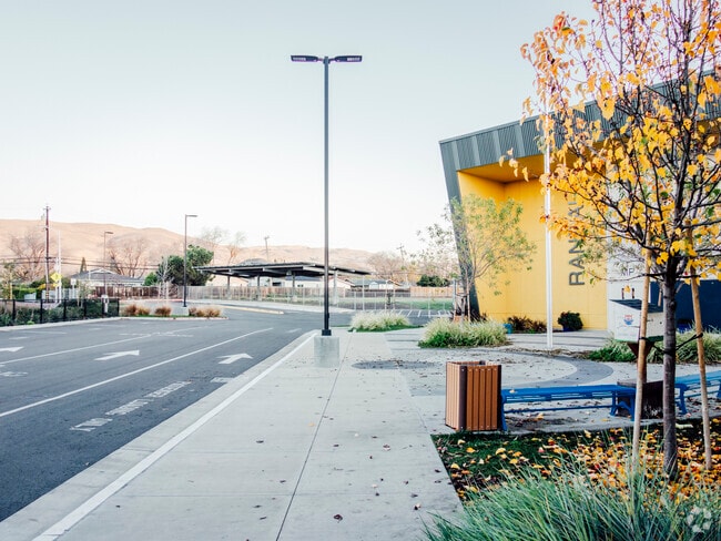 The drop off area at Robert Randall Elementary School in Milpitas, California.