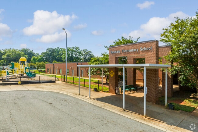 Oakdale Elementary in Oakdale serves almost 500 young Firestone-Garden Park students.
