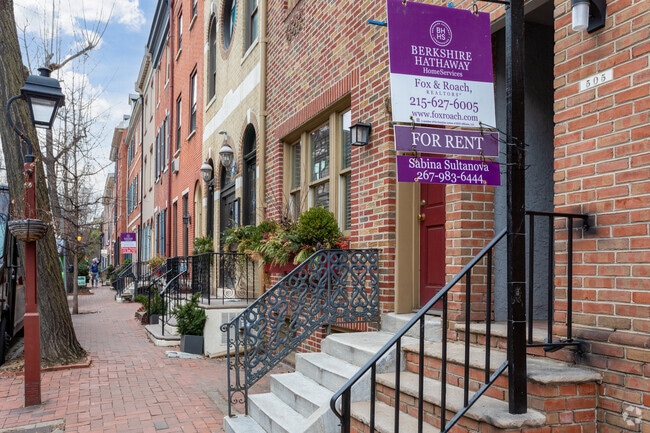 Contemporary town homes are a classic and charming option for Old City residents.