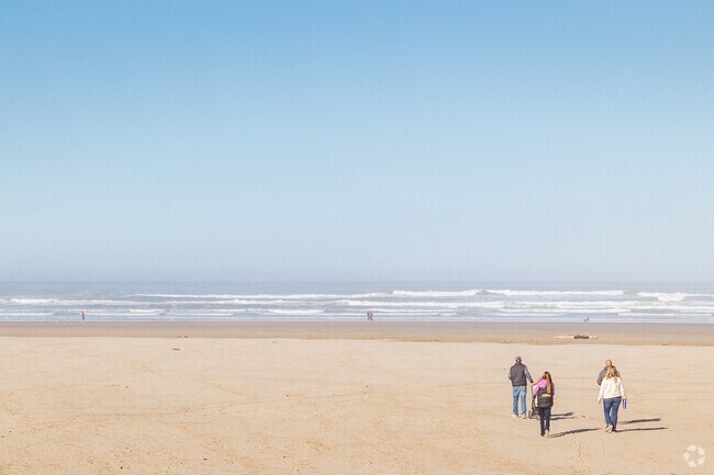 Explore the miles of sandy seashore that runs througout Cartwright Park.