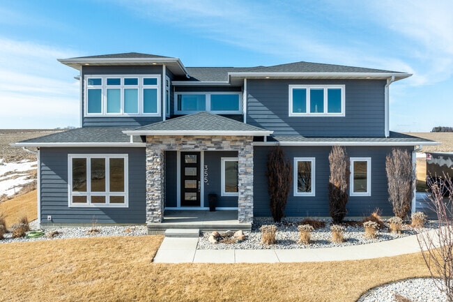 Larger, modern homes are going up on the west side of Cedar Falls.