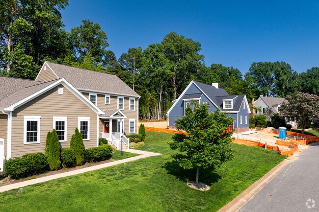 Ford’s Colony includes some newer construction, giving homebuyers the option of brand-new homes in a mature setting.