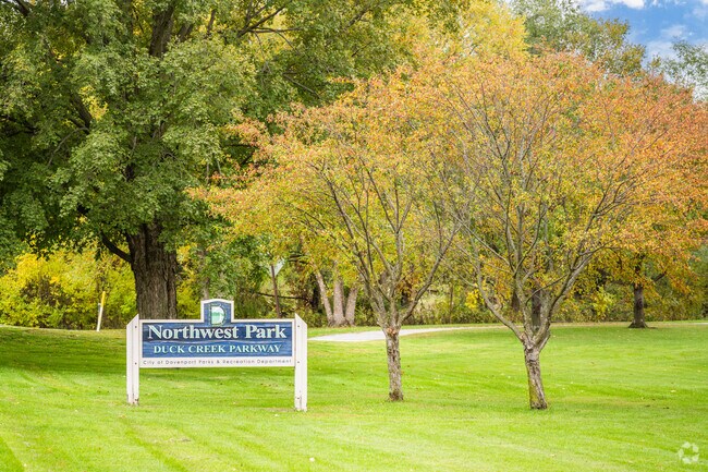 Northwest Park provides Baseball diamonds, Tennis and Pickleball courts to Davenport residents.