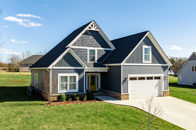 New Craftsman style homes offer  modern living in Timberlake.