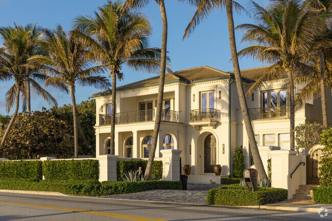 Oceanfront homes in Palm Beach range from palatial estates to modest beachfront properties.