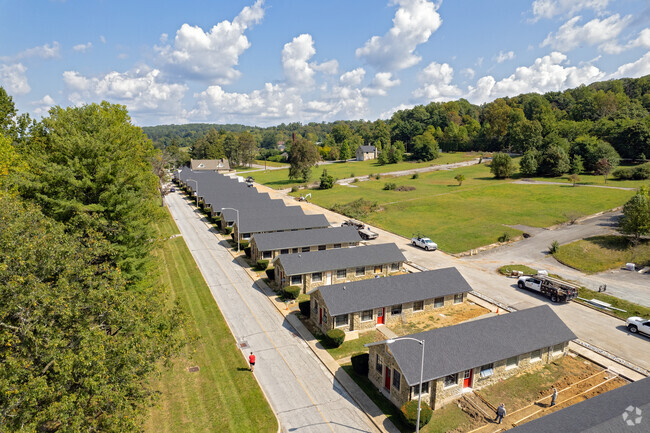 Fort Ritchie Army barracks are being renovated into shops and retail spaces.