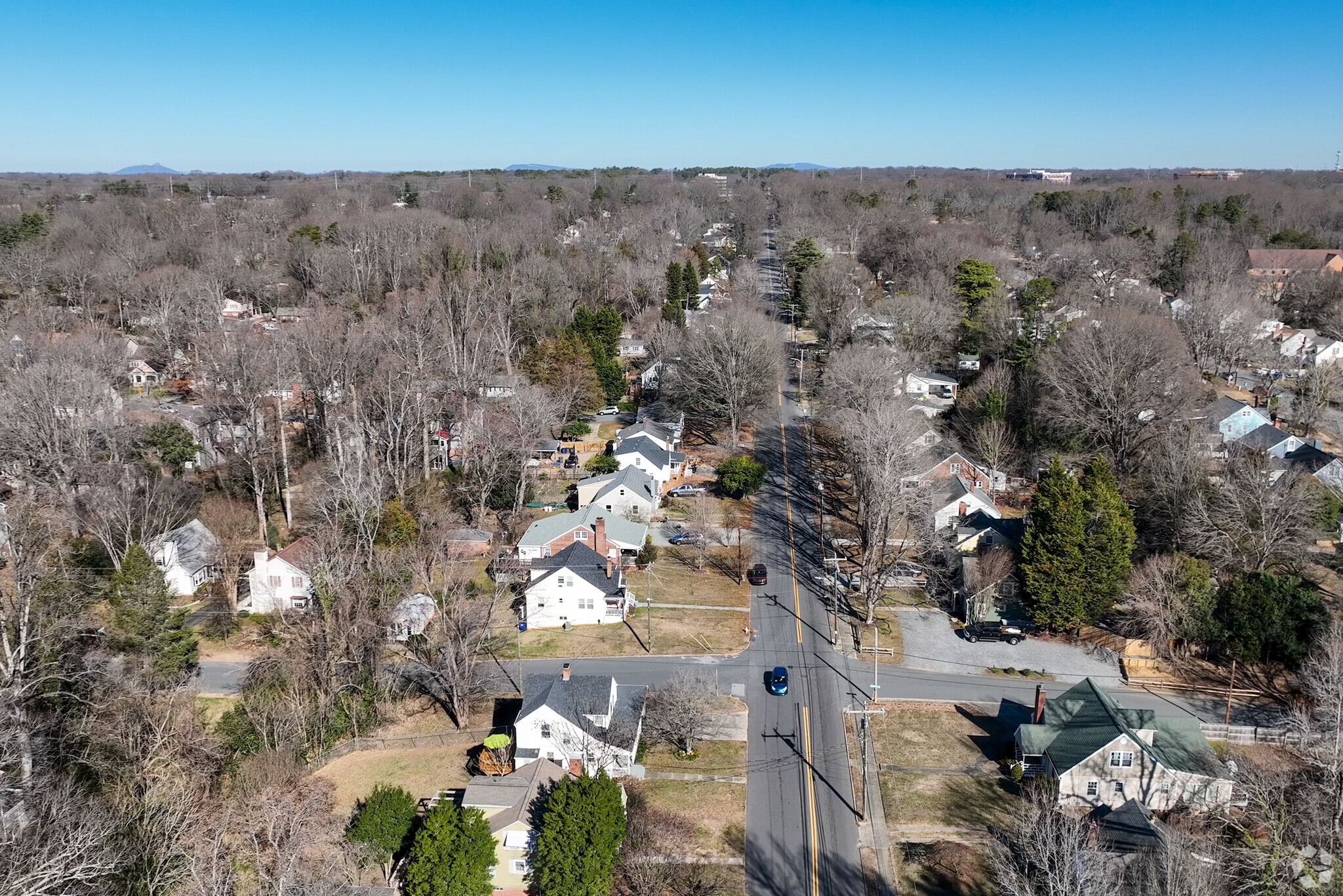 Many of the streets in Ardmore are lined with trees and have good-sized lots.
