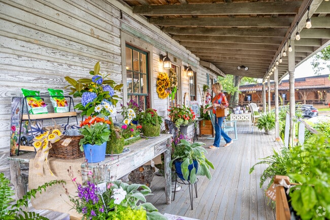 Henry's of Bolingbroke has a wide selection of plants and garden supplies right on the front porch of the shop.