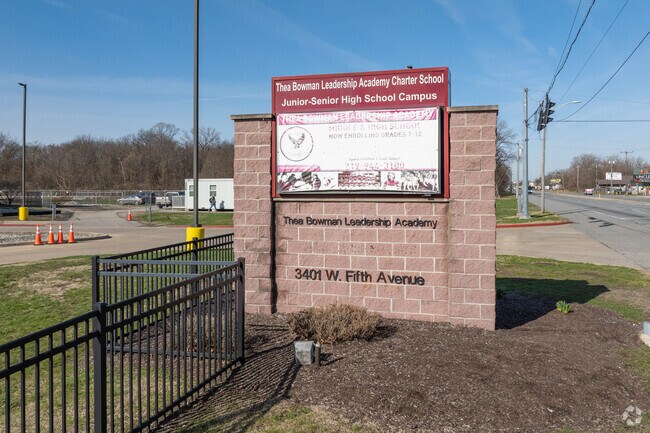 Thea Bowman Leadership Academy Charter School Private Pre-K & Elementary School pylon.