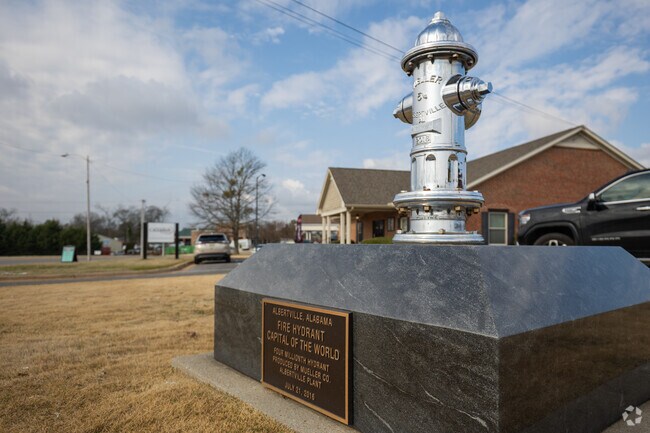 Albertville is the fire hydrant capital of Alabama, with over 4 million produced there.