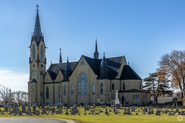 St. John the Baptist Catholic Church is located in Johnsburg near East Johnsburg.