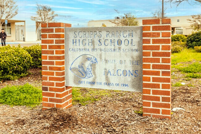 The monument of the Scripps Ranch High School in Scripps Ranch.