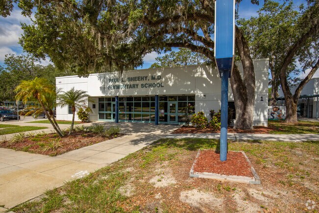 Sheehy Elementary School had 321 K-5 students in 2019.