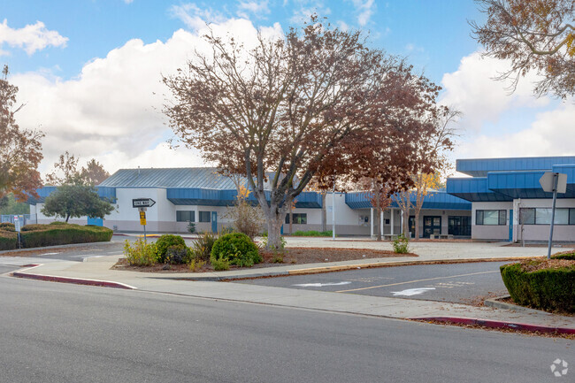 Main entrance at D. J. Sedgwick Elementary School is east to access.