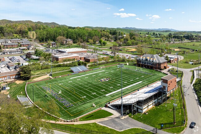 The Emory & Henry Wasps play Division II football at their stadium on campus.