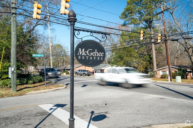 Take time to enjoy the welcoming neighborhood of Great McGehee Estates.