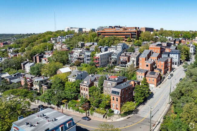 Mount Auburn is one of Cincinnati's famous 'Seven Hills of Cincinnati'.