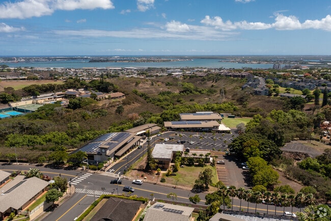 Calvary Chapel Christian School
is located inside a church in Aieam HI.