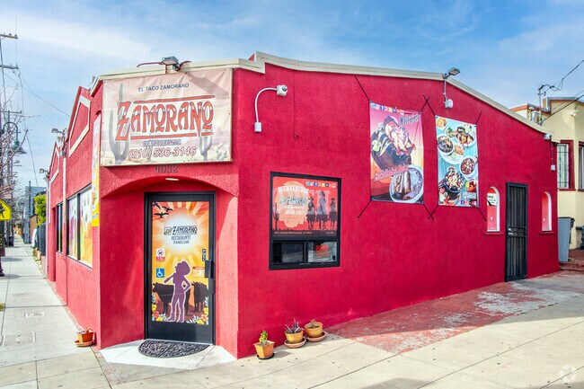 El Taco Zamorano restaurant has the best burritos in town in Harrington.