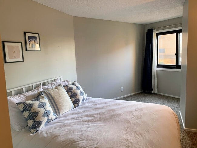 Large bright bedroom