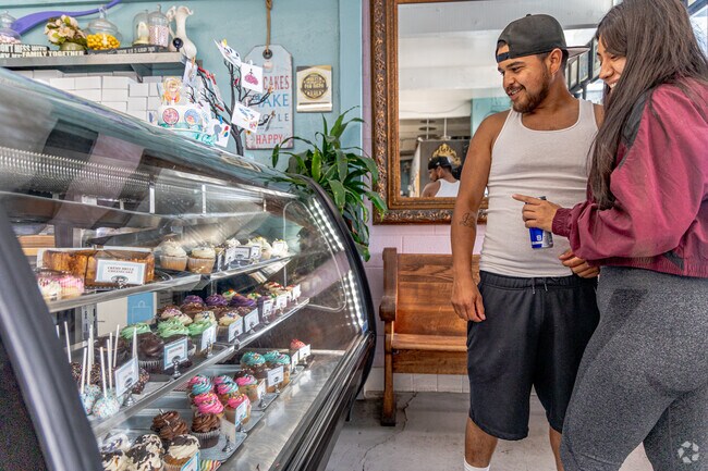 With so many decisions, it's difficult to decide on any one treat from Babycakes Bakery.