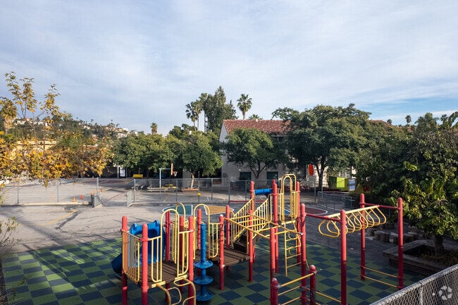 The playground for Cheremoya Avenue Elementary School.