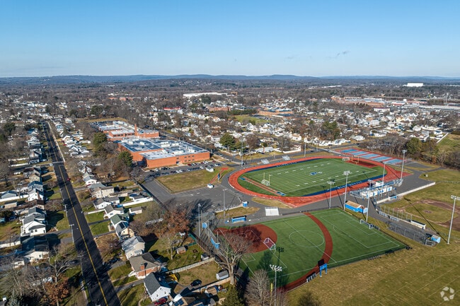 Plainville High School has great athletic fields.