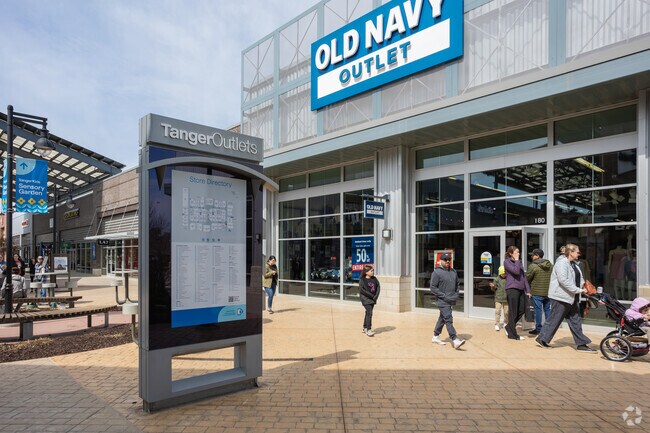 Just a few minutes east of Byron Center is Tanger Outlets, a popular shopping destination.